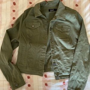 Army Green Denim Jacket